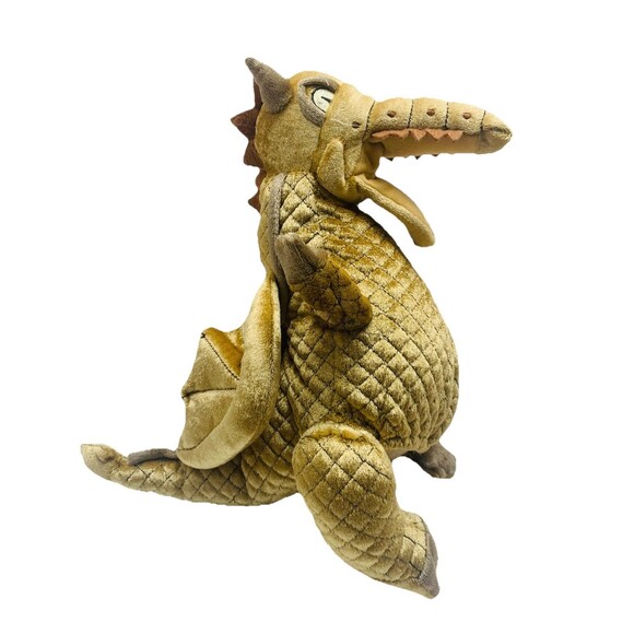 Wicked the Musical Other - Wicked the Musical Gold Dragon 11" Plush Hand Puppet Time Clock Stuffed Animal